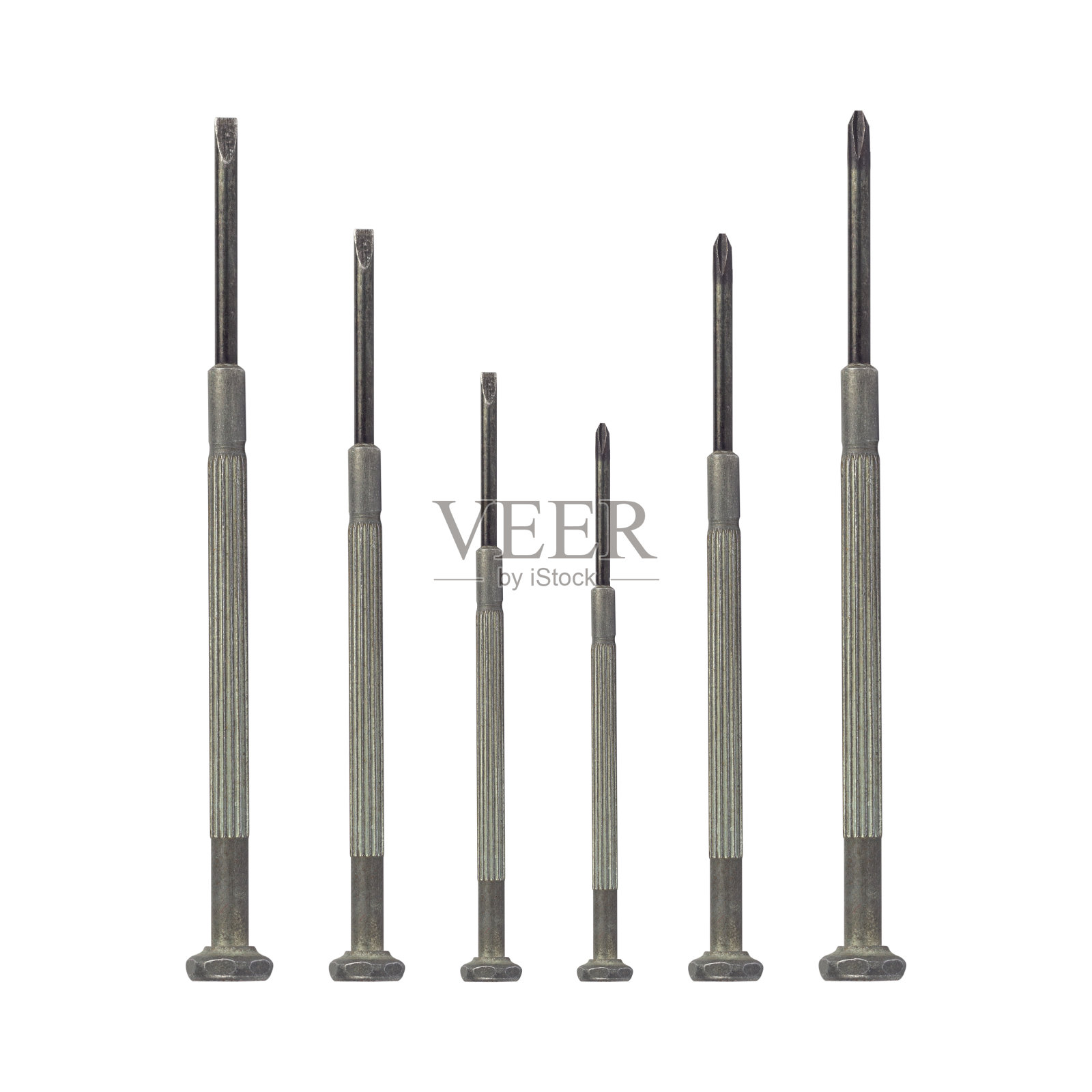 设置精密螺丝刀与背景隔离照片摄影图片