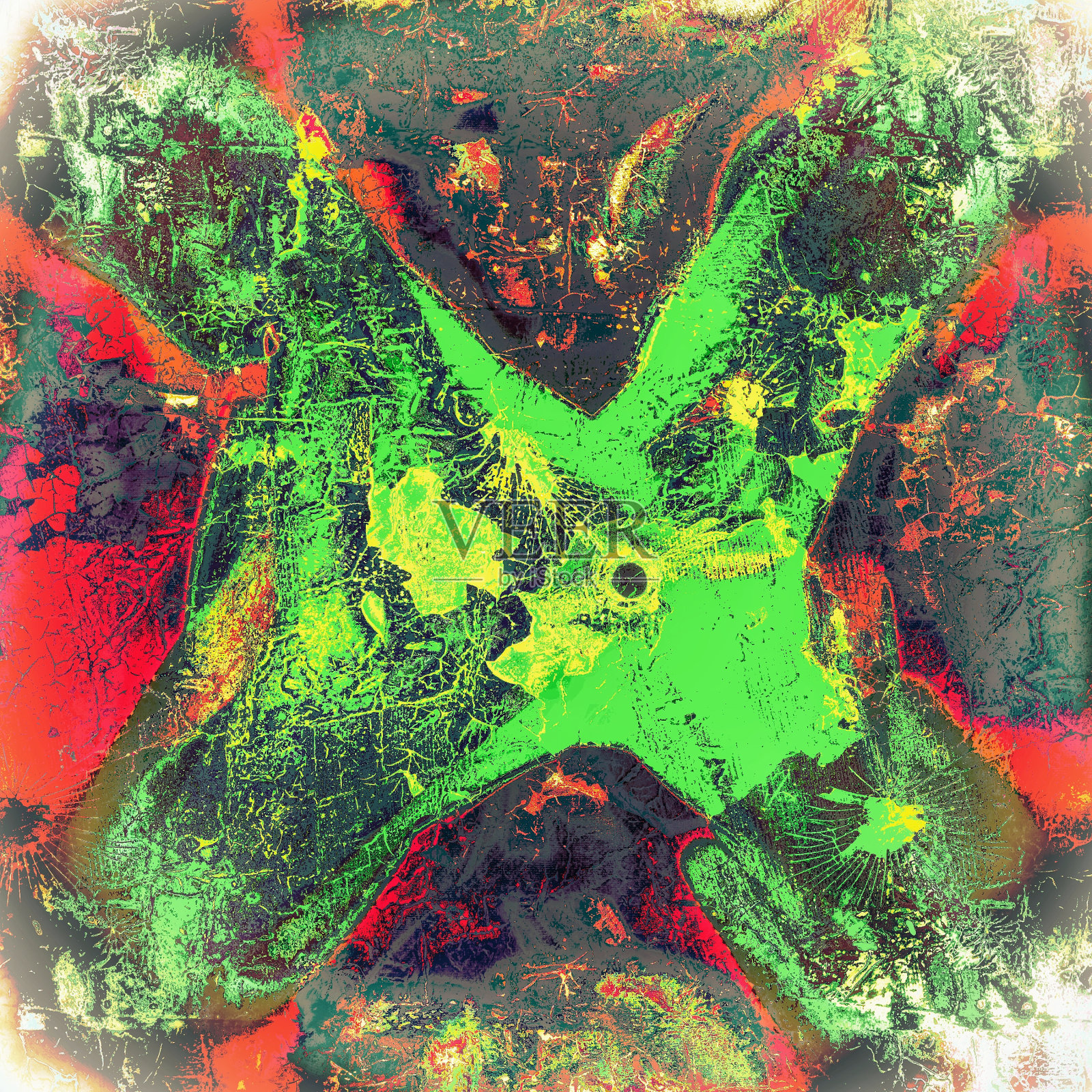 字母X画数字抽象艺术照片摄影图片