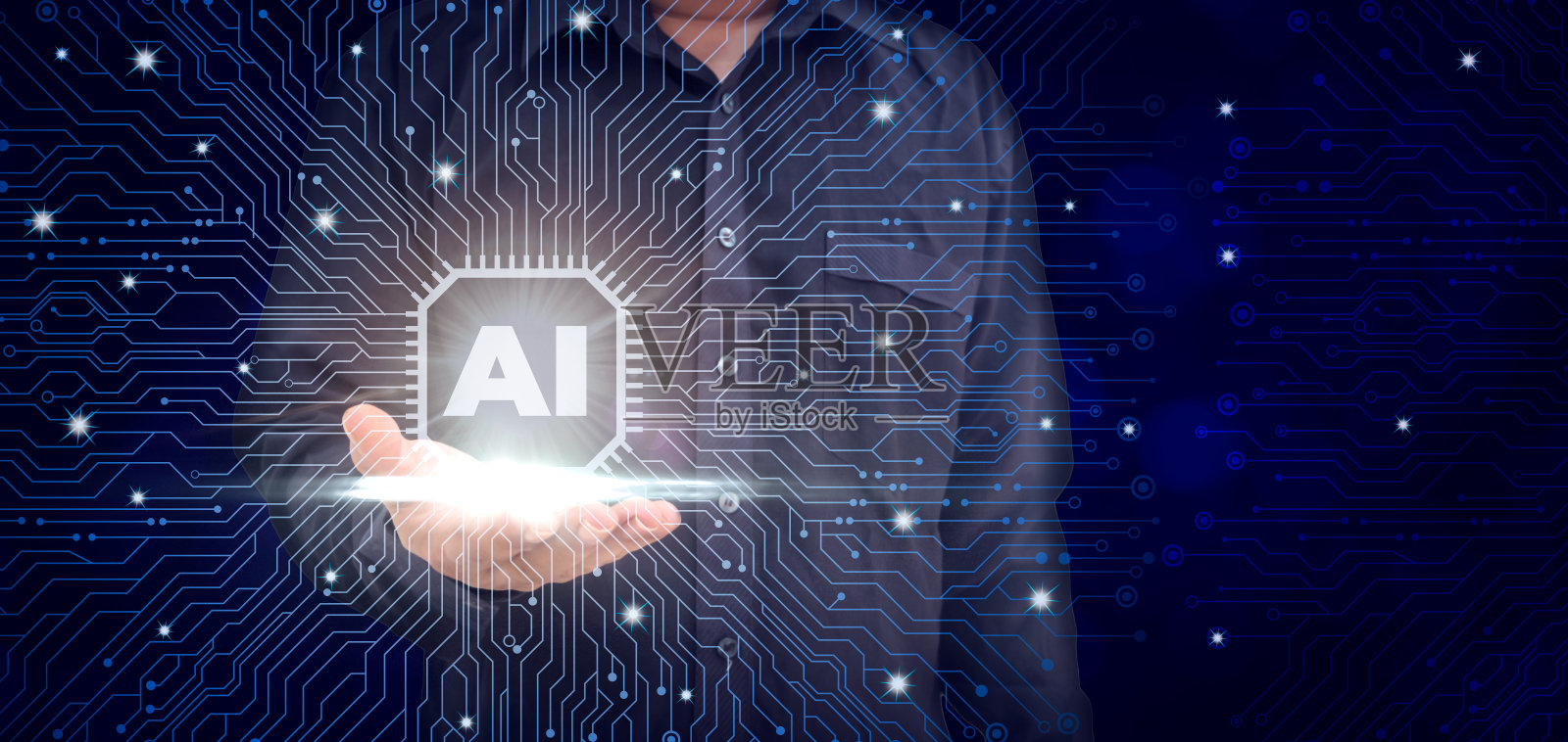 技术AI(人工智能)概念背景照片摄影图片