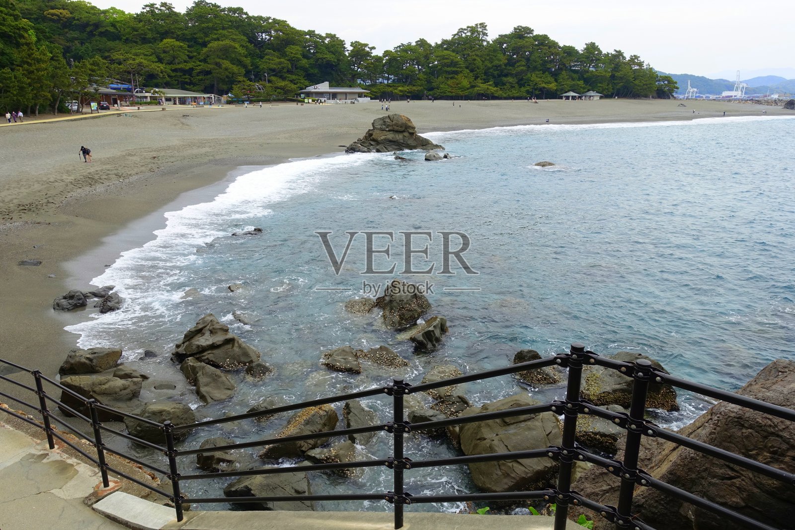 高知县的旅游胜地桂滨照片摄影图片