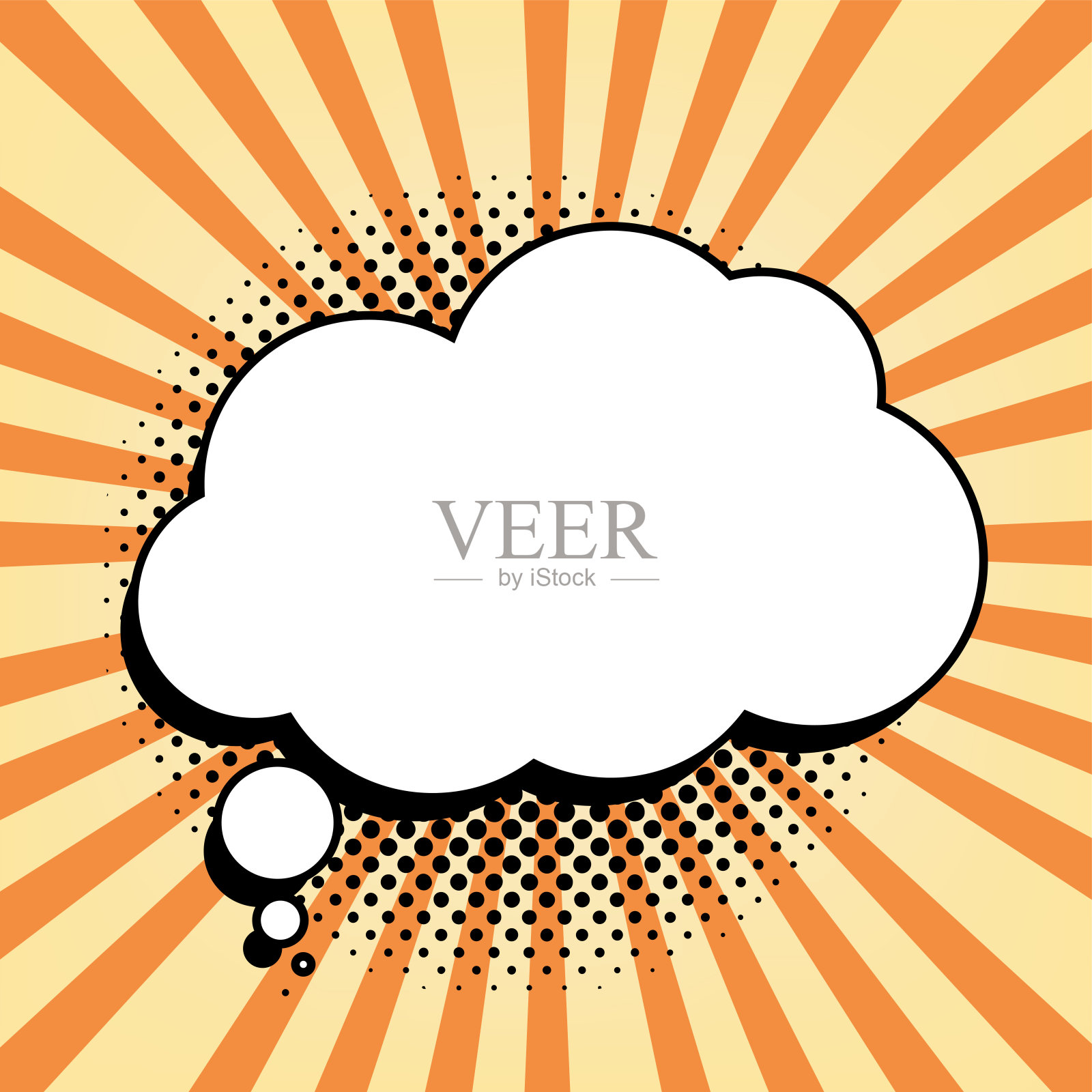 一个可编辑的销售泡沫横幅与黑色半色调背景阴影效果，用于超级销售和折扣价格，营销横幅矢量设计插画图片素材