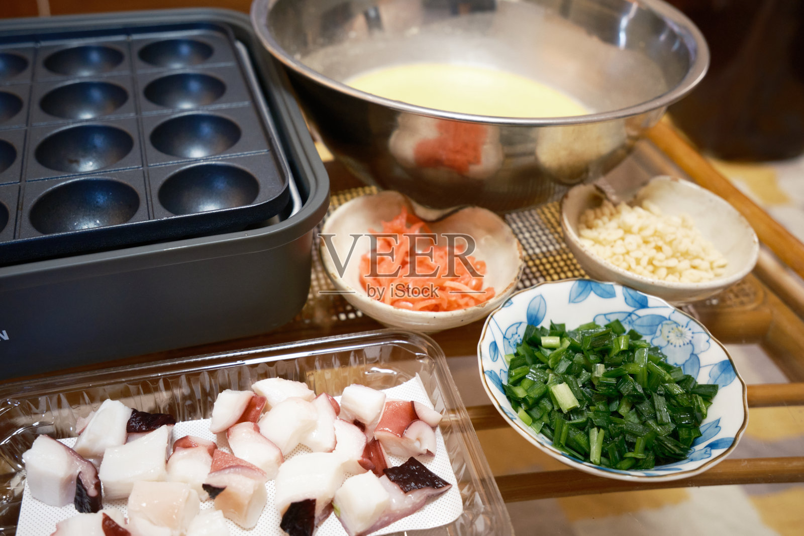 章鱼烧原料图片照片摄影图片