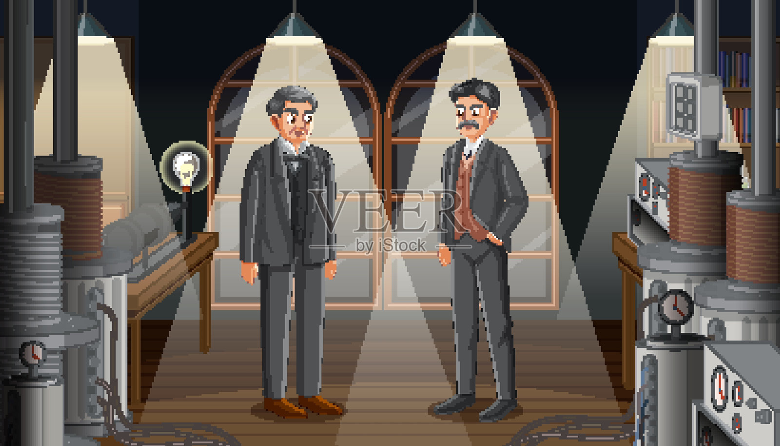 br_nu_Brainwaves_Tesla2插画图片素材