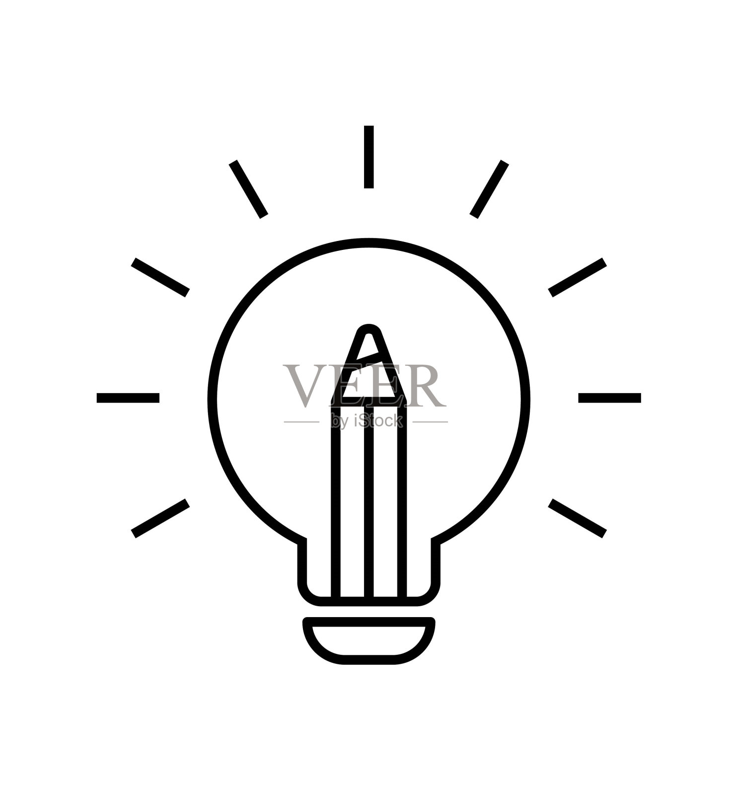 技能图标，矢量最佳线图标。插画图片素材