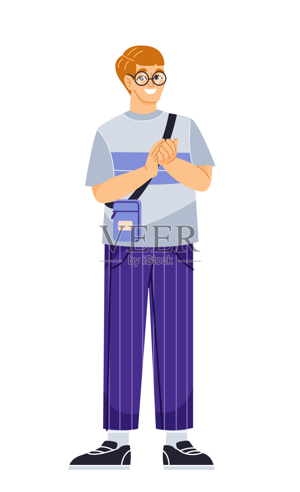 人拍手矢量概念插画图片素材