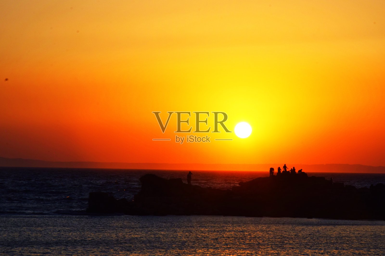 克尼多斯的日落照片摄影图片