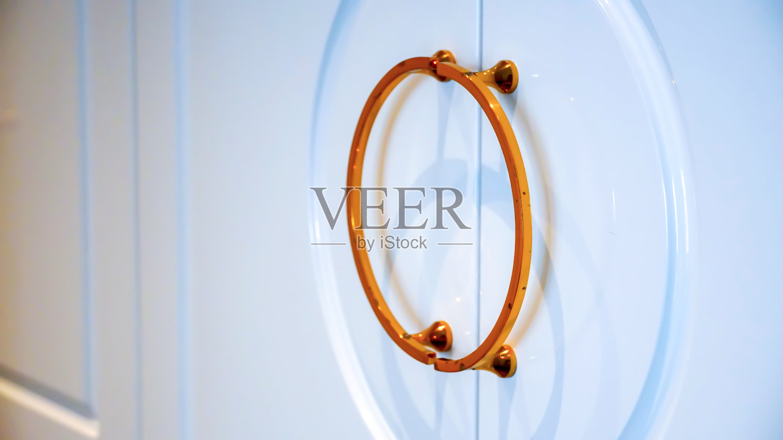 典雅，复古风格的走廊橱柜的现代，豪华的房子照片摄影图片