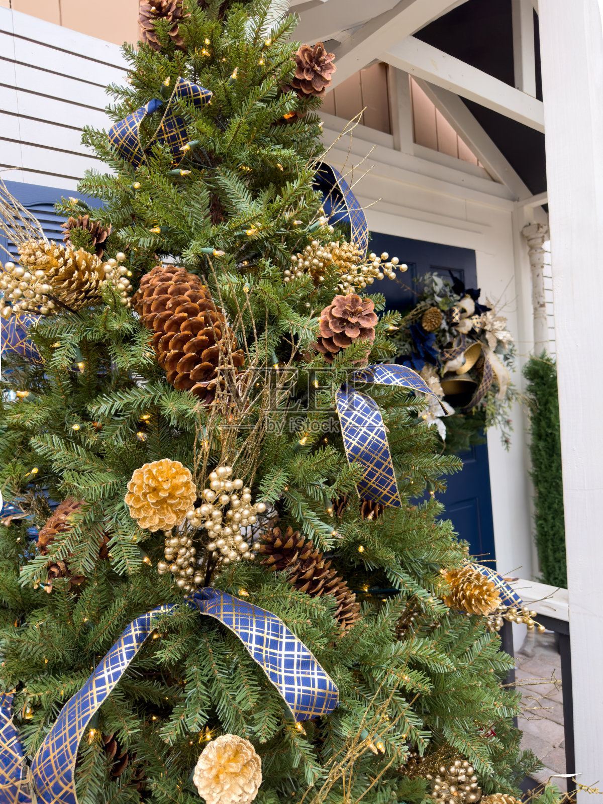 圣诞正门照片摄影图片