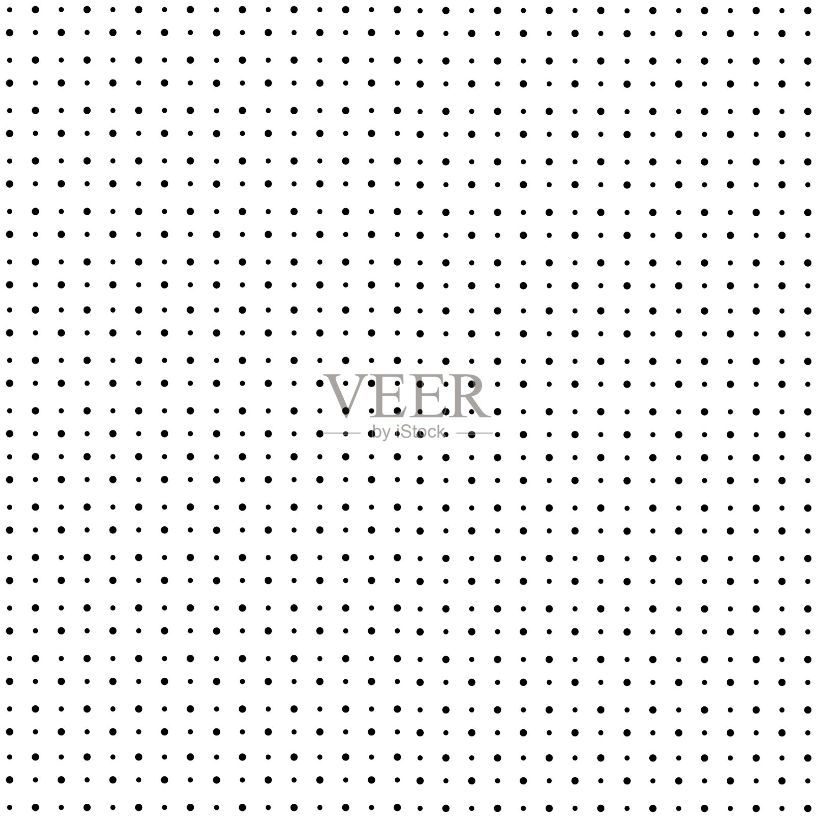 无缝圆点图案黑点插画图片素材