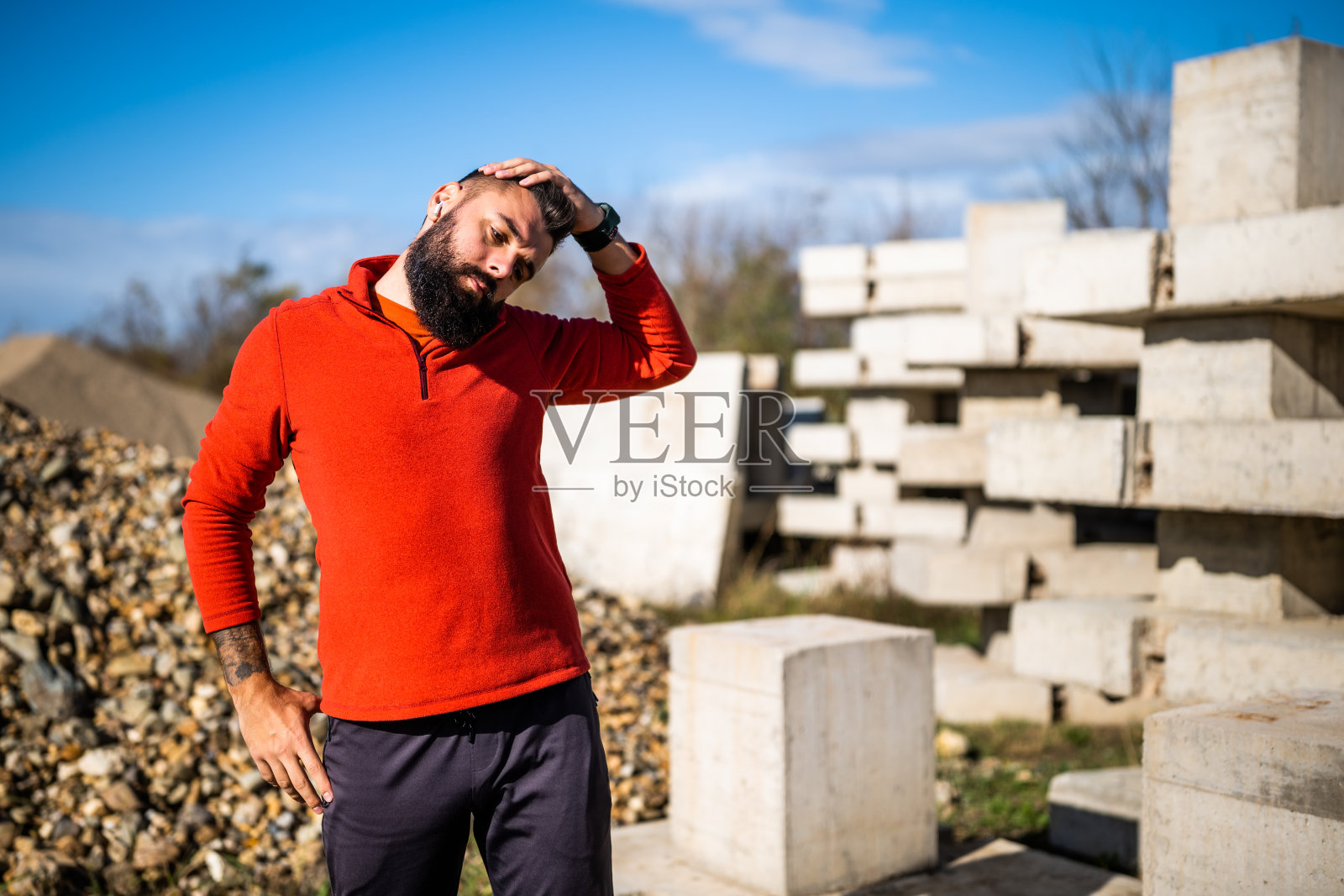 户外锻炼照片摄影图片