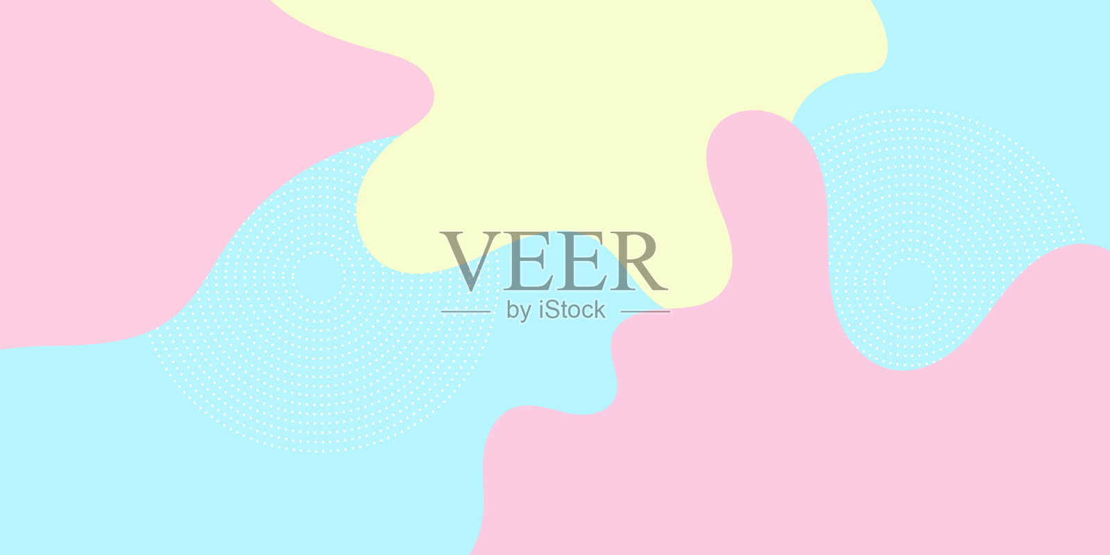 抽象波普艺术背景与波浪图案。矢量模式。色波模板和演示设计插画图片素材