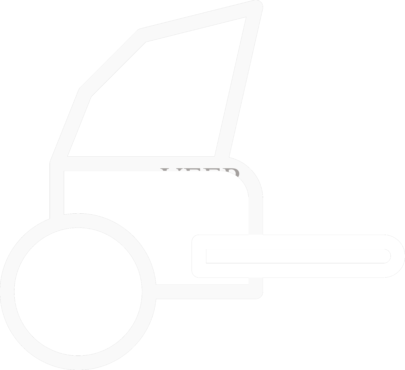 人力车图标圆润白色中国新设计元素图片