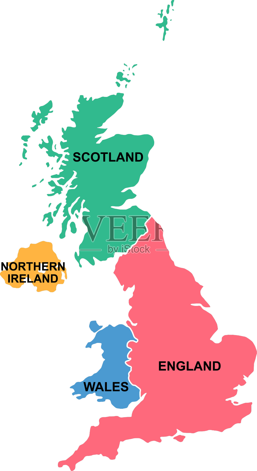 大不列颠及北部的联合王国设计元素图片