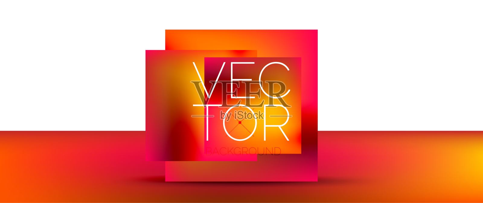 光滑的讲台，抽象的正方形组成设计元素图片