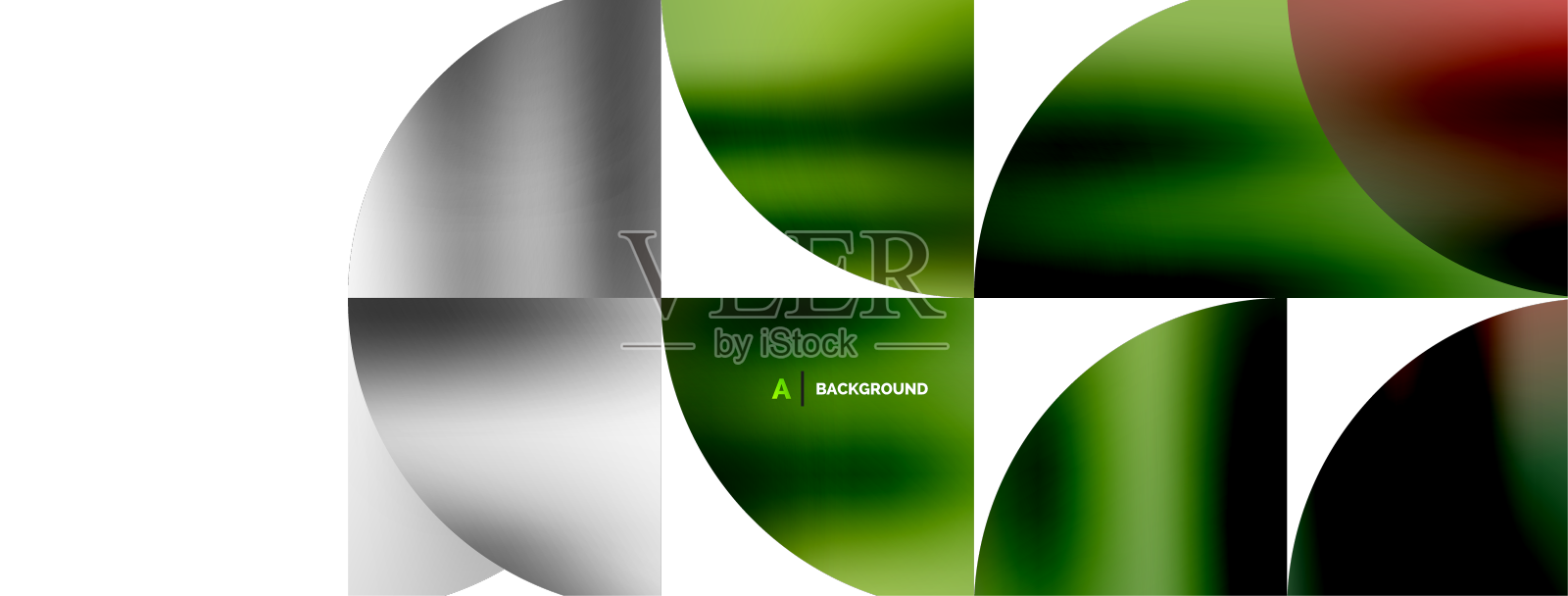 极简几何背景以金属为特色设计元素图片