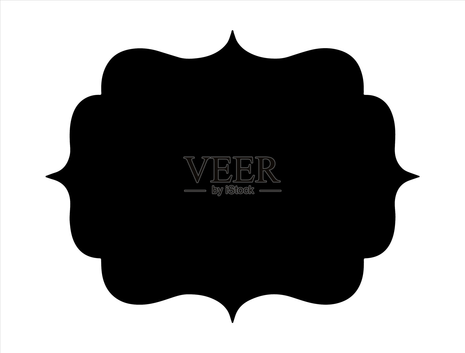 支架框架剪影艺术插画图片素材