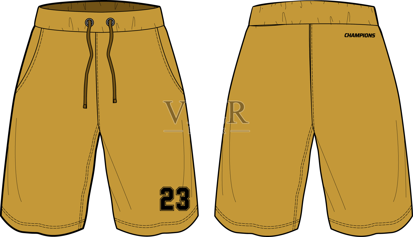 慢跑短裤球衣设计模板baller设计元素图片