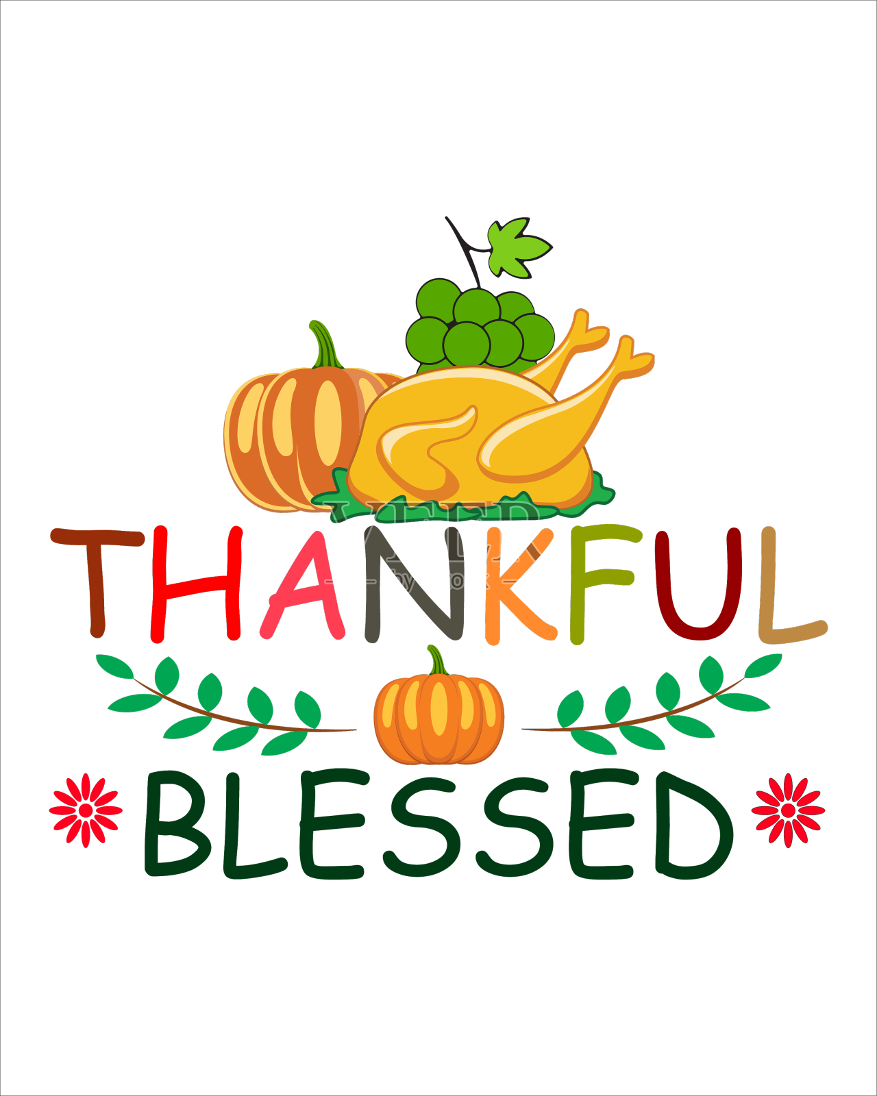 感恩节快乐t恤设计设计元素图片