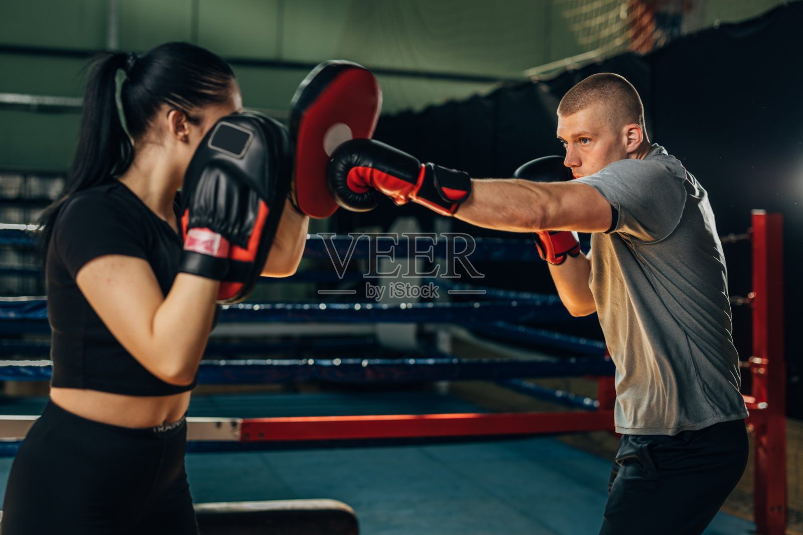 拳击训练照片摄影图片