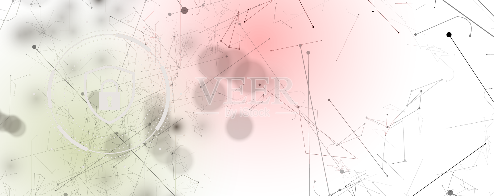 互联网数字安全技术概念设计元素图片