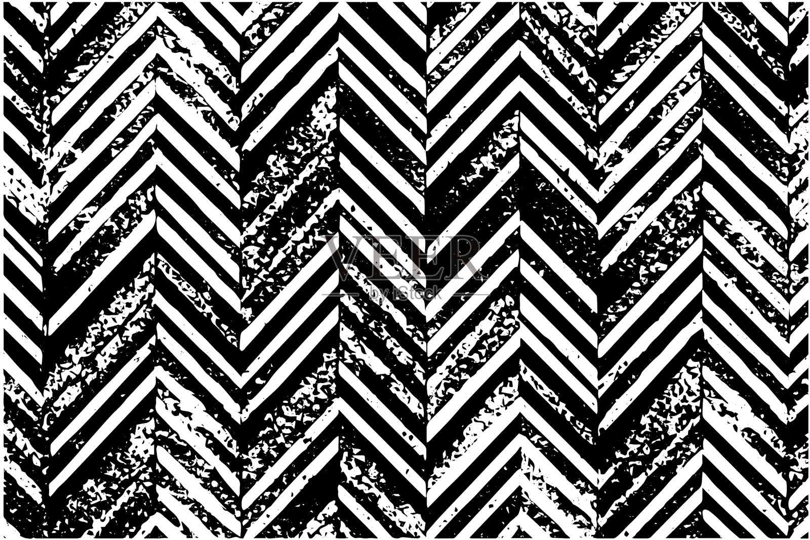 人字形垃圾织物无缝样板图案插画图片素材