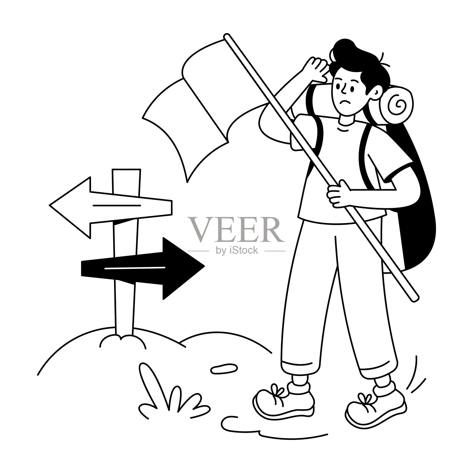 旅游指南插画图片素材