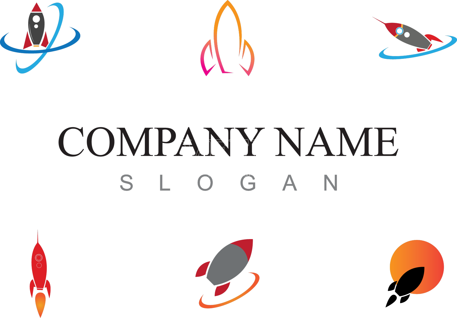 火箭标志设计股票火箭标志设计设计元素图片