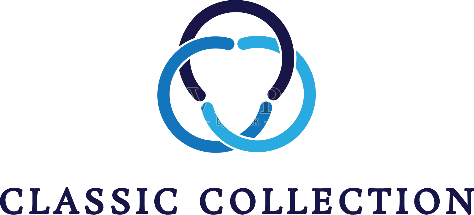 抽象设计字母c或cc标志图标设计元素图片