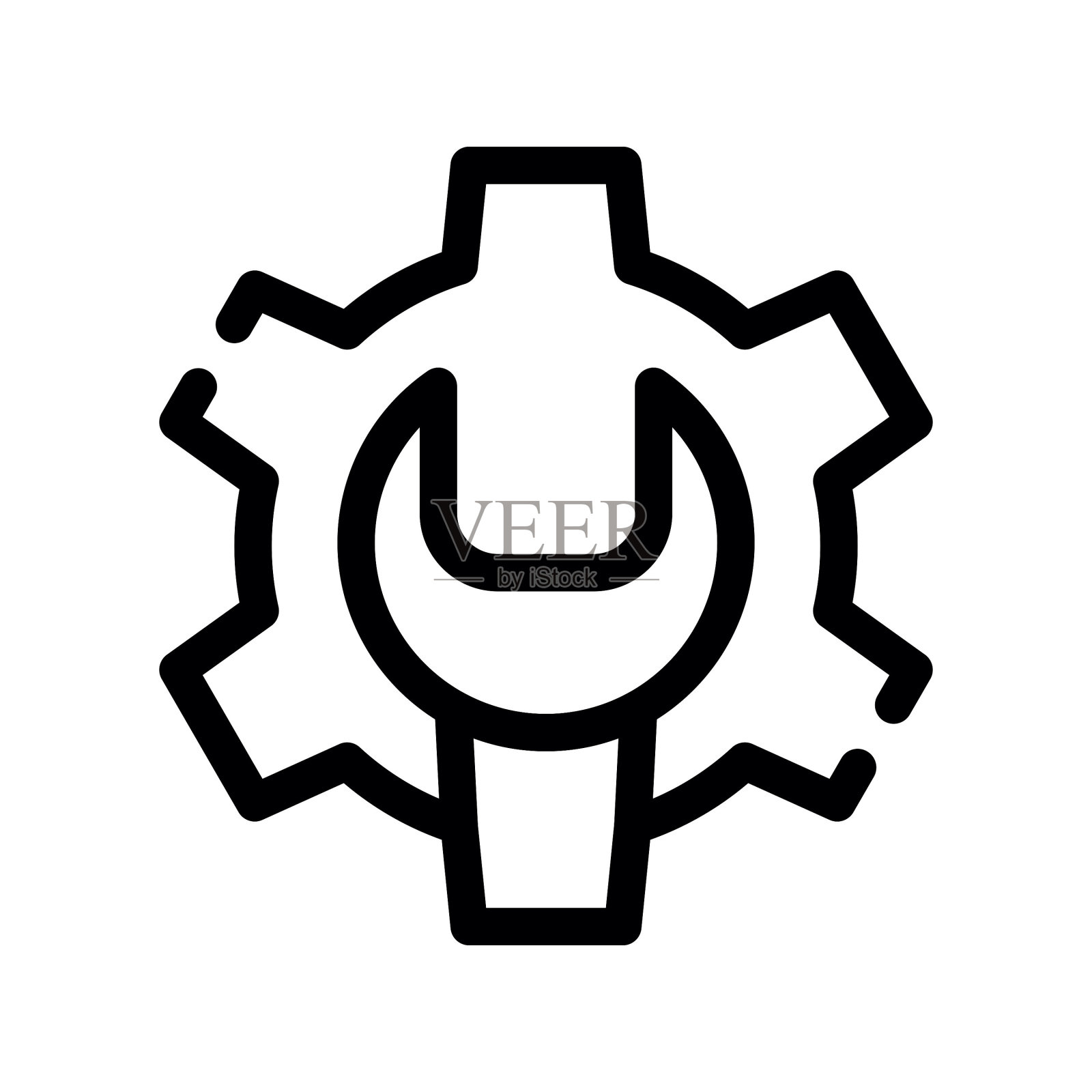 机制的图标插画图片素材