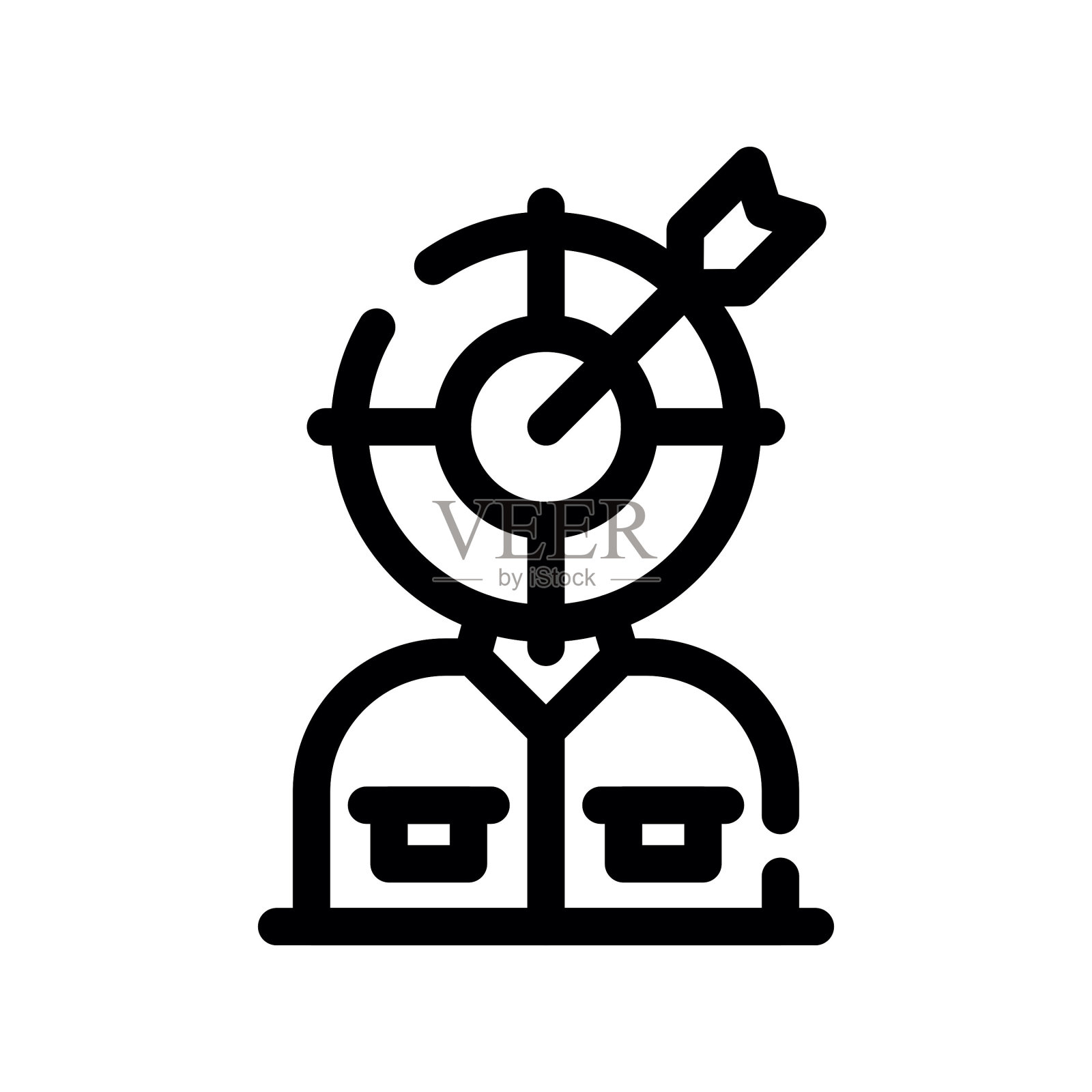 猎头公司图标插画图片素材