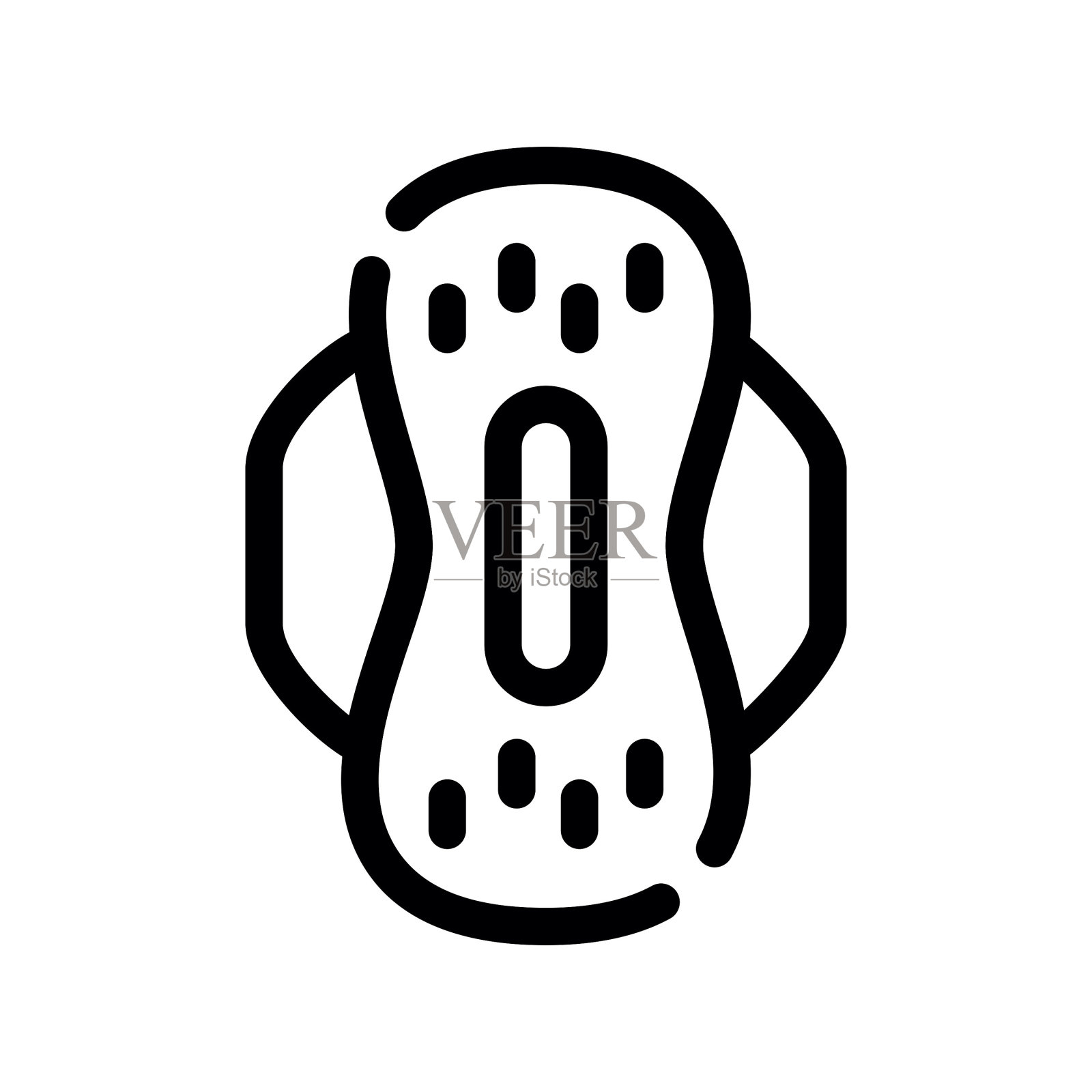 卫生巾图标插画图片素材