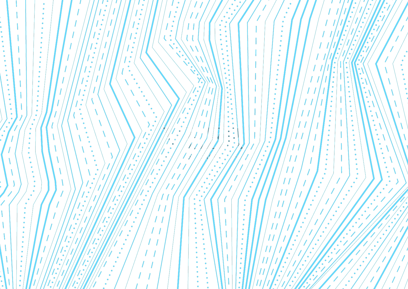 抽象蓝色虚线折射技术设计元素图片