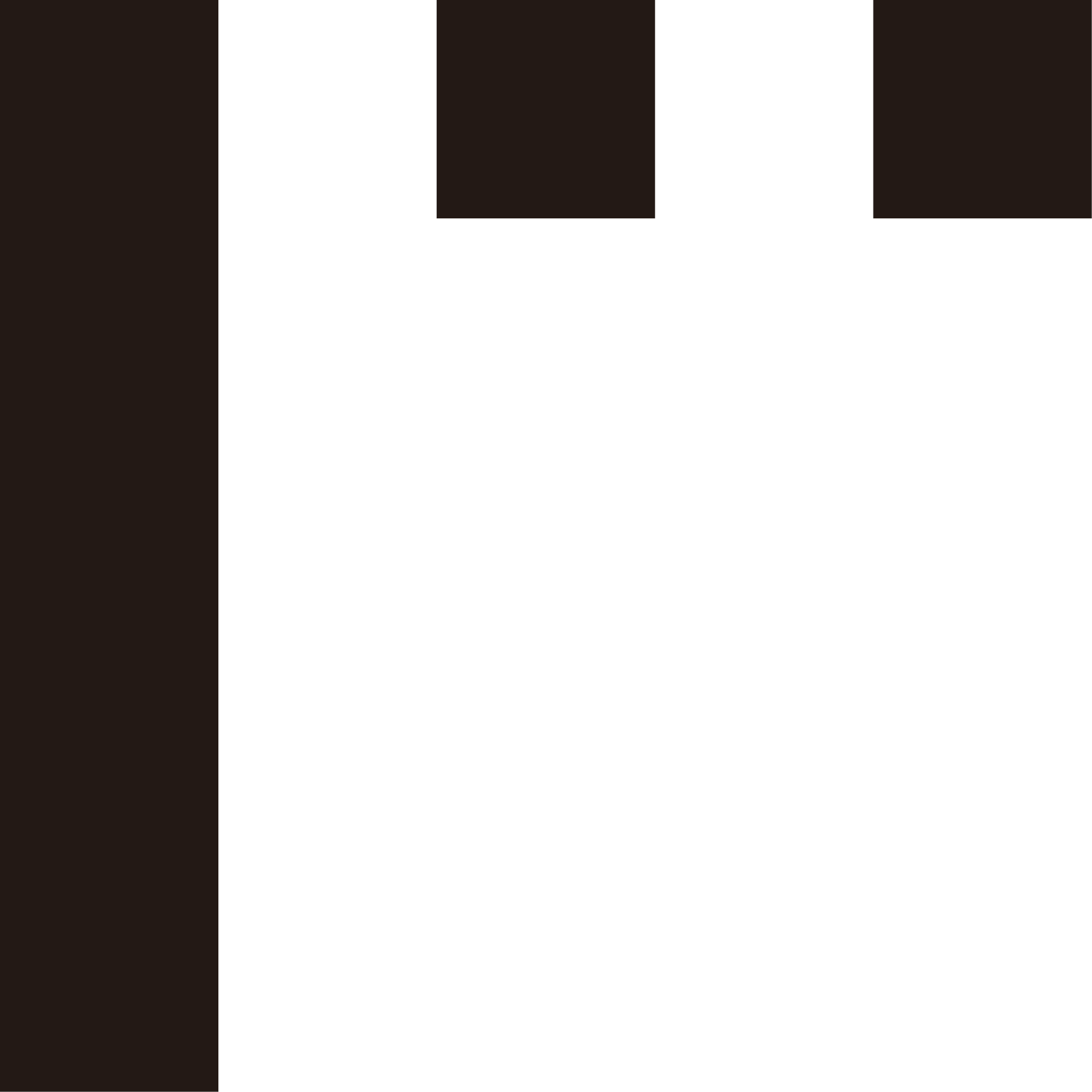 字母正方形几何符号简单的标志设计元素图片