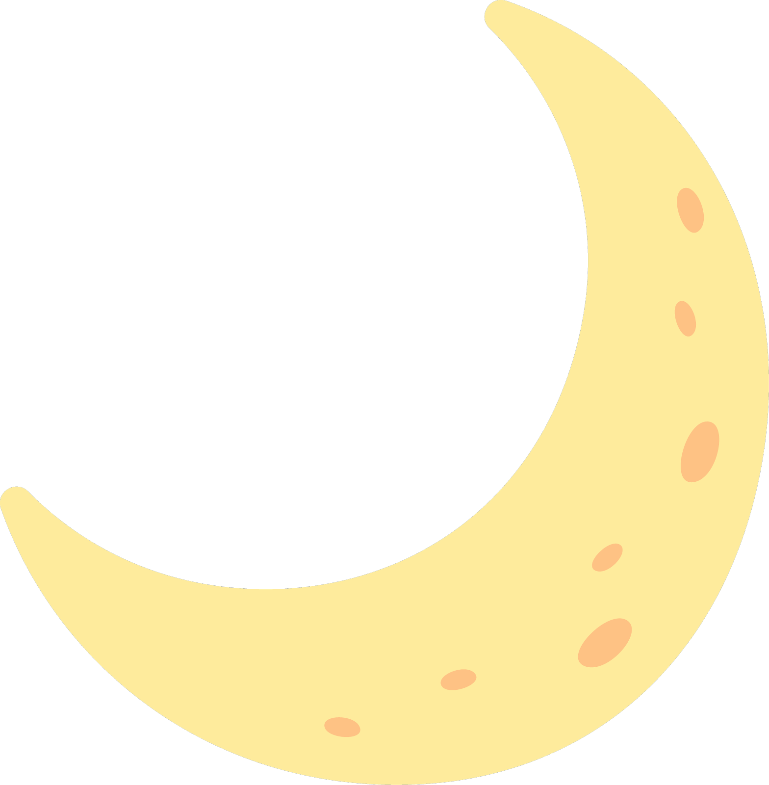 月亮星图标设计元素图片