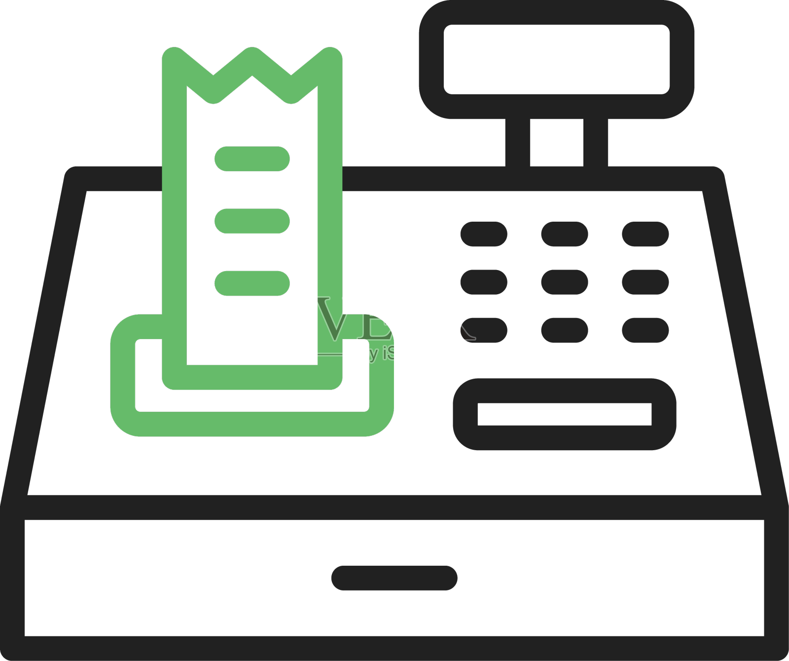 收银机图标图像设计元素图片