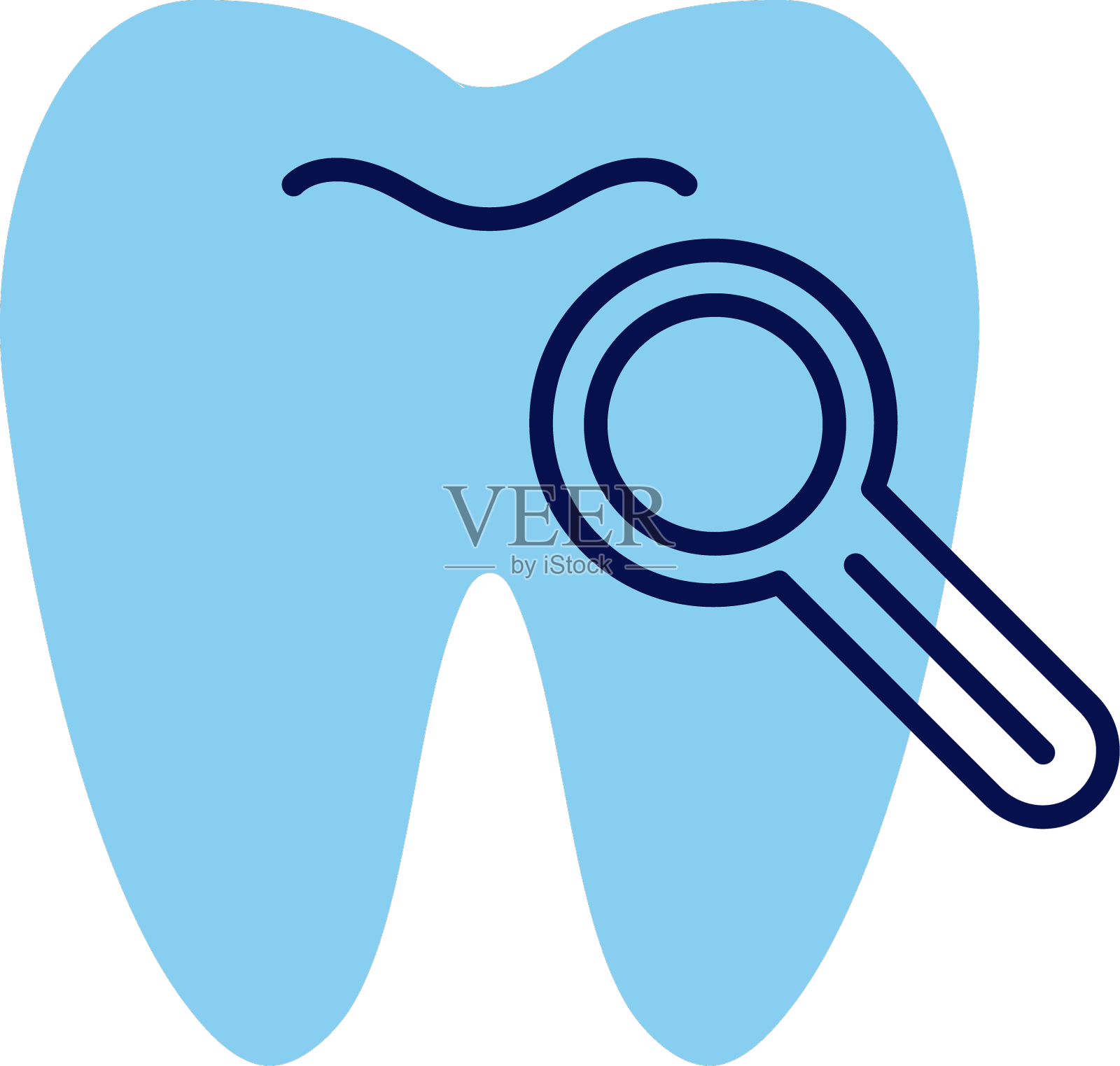 牙科诊断图标设计元素图片