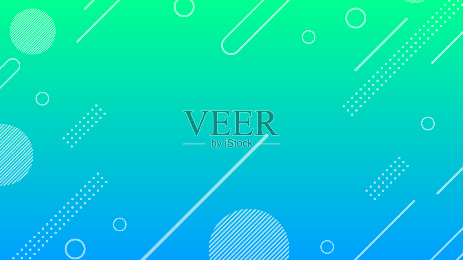 时髦的现代抽象背景绿色和蓝色插画图片素材