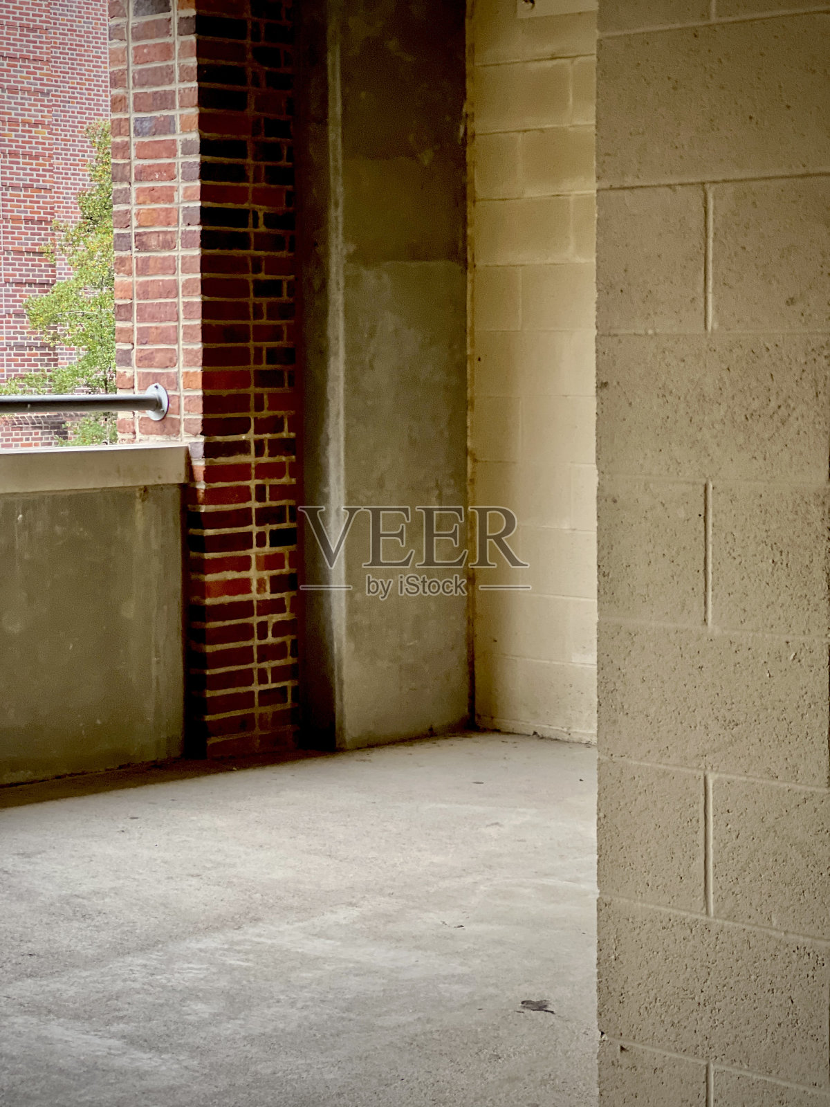 停车设施的建筑细节照片摄影图片