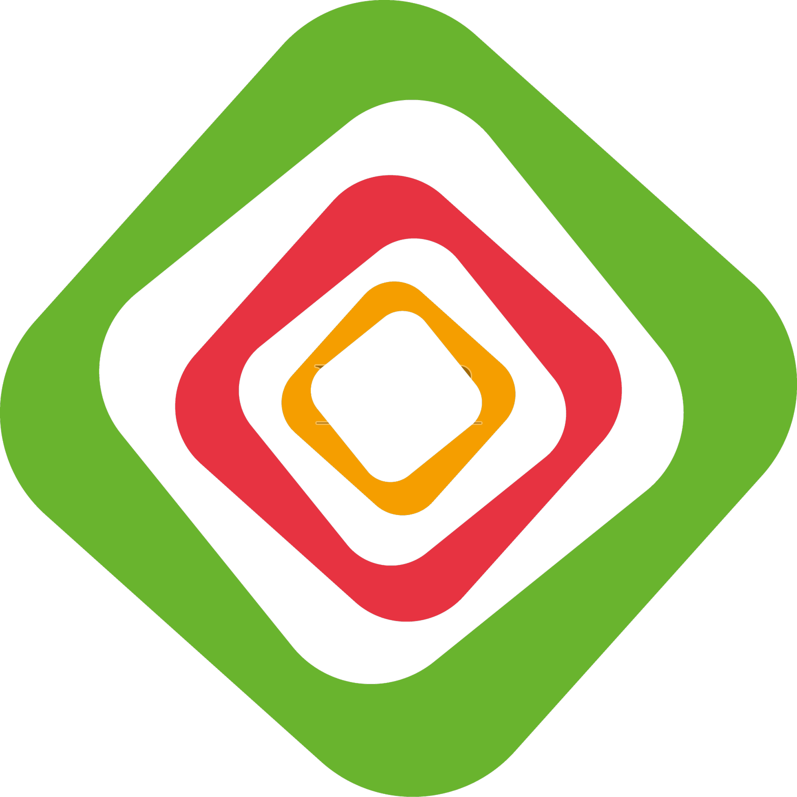 菱形矩形标志设计元素图片