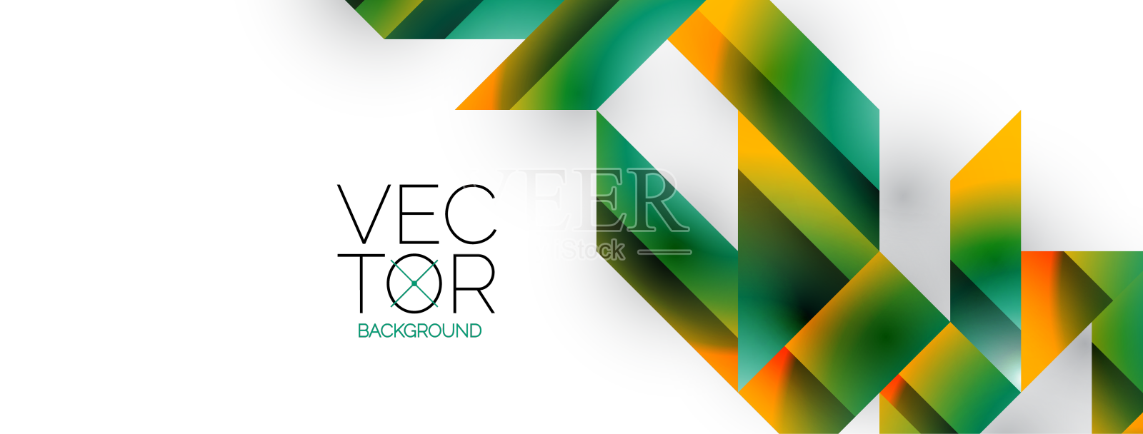 极简主义的优雅——线条、正方形、三角形设计元素图片