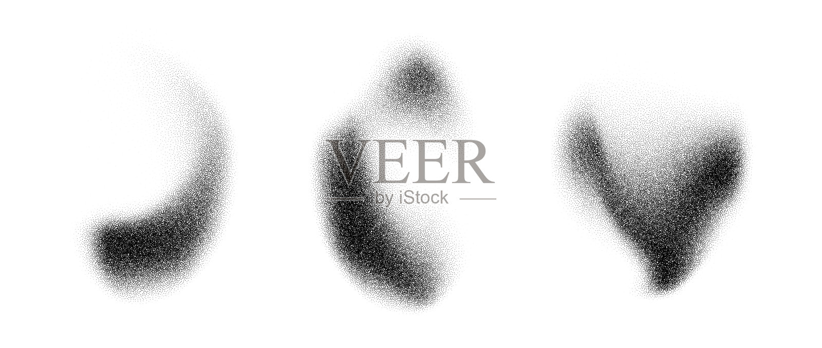 摘要点状污迹元素噪声颗粒插画图片素材