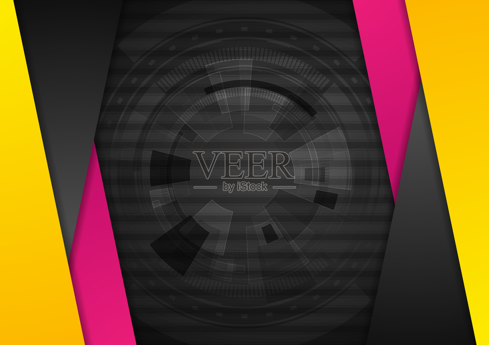 抽象技术丰富多彩的企业背景插画图片素材