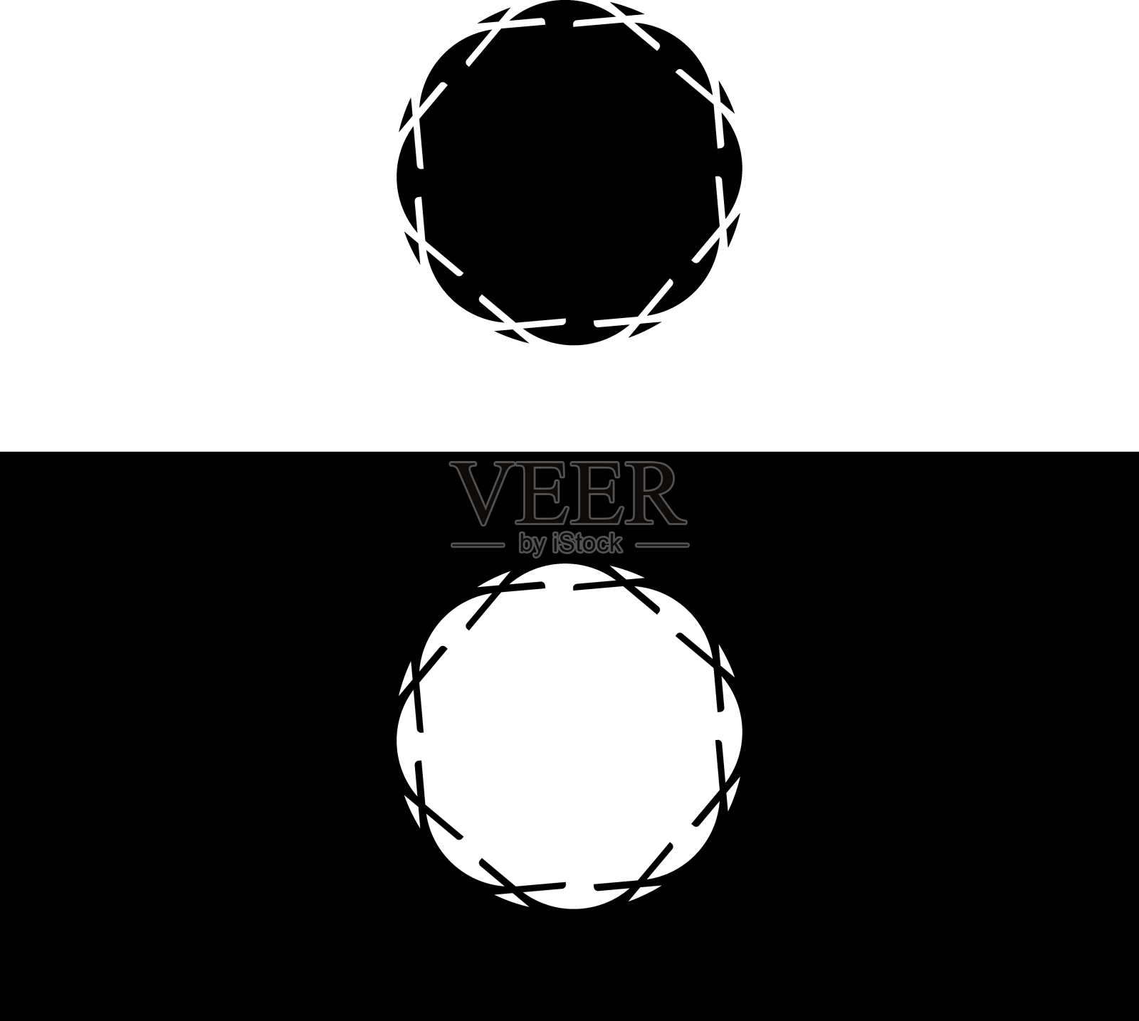 圆形椭圆标志设计设计元素图片