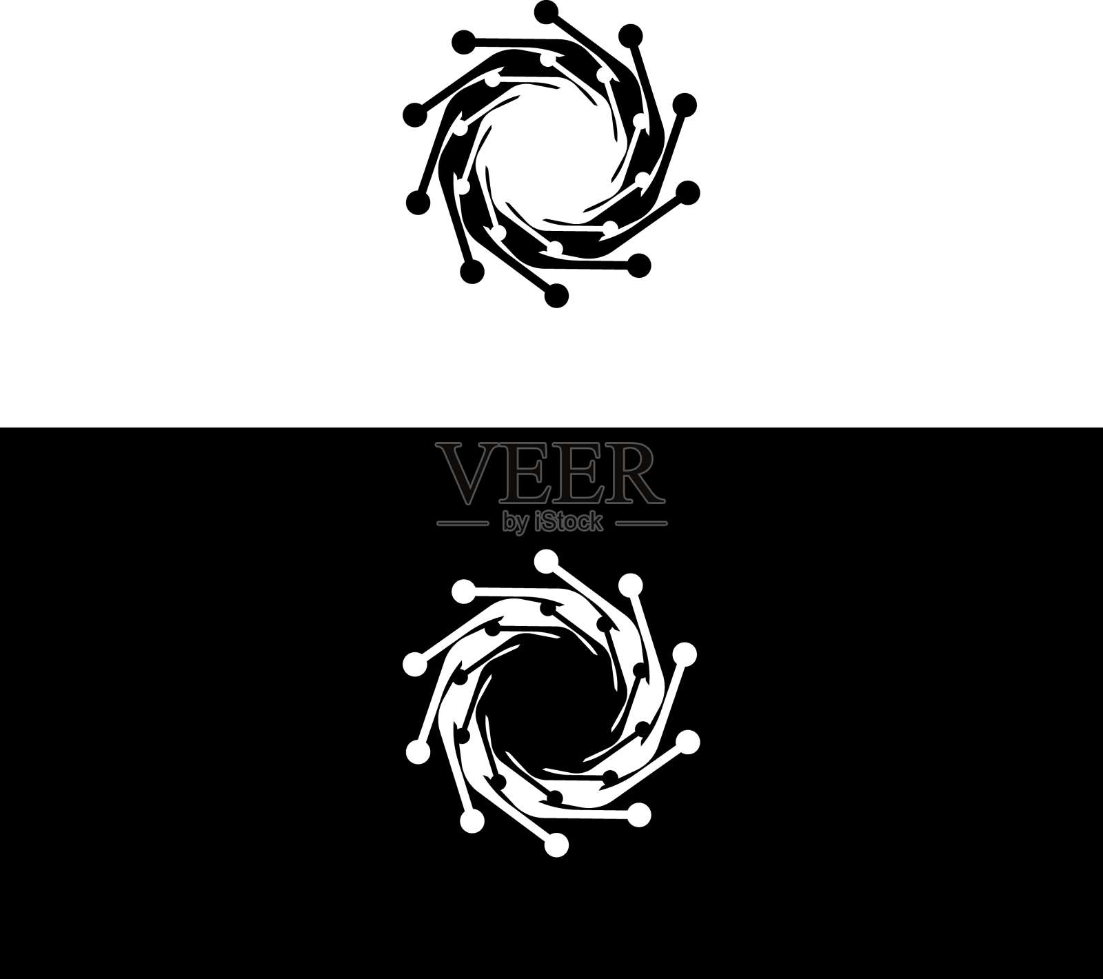 圆形标志模板设计设计元素图片