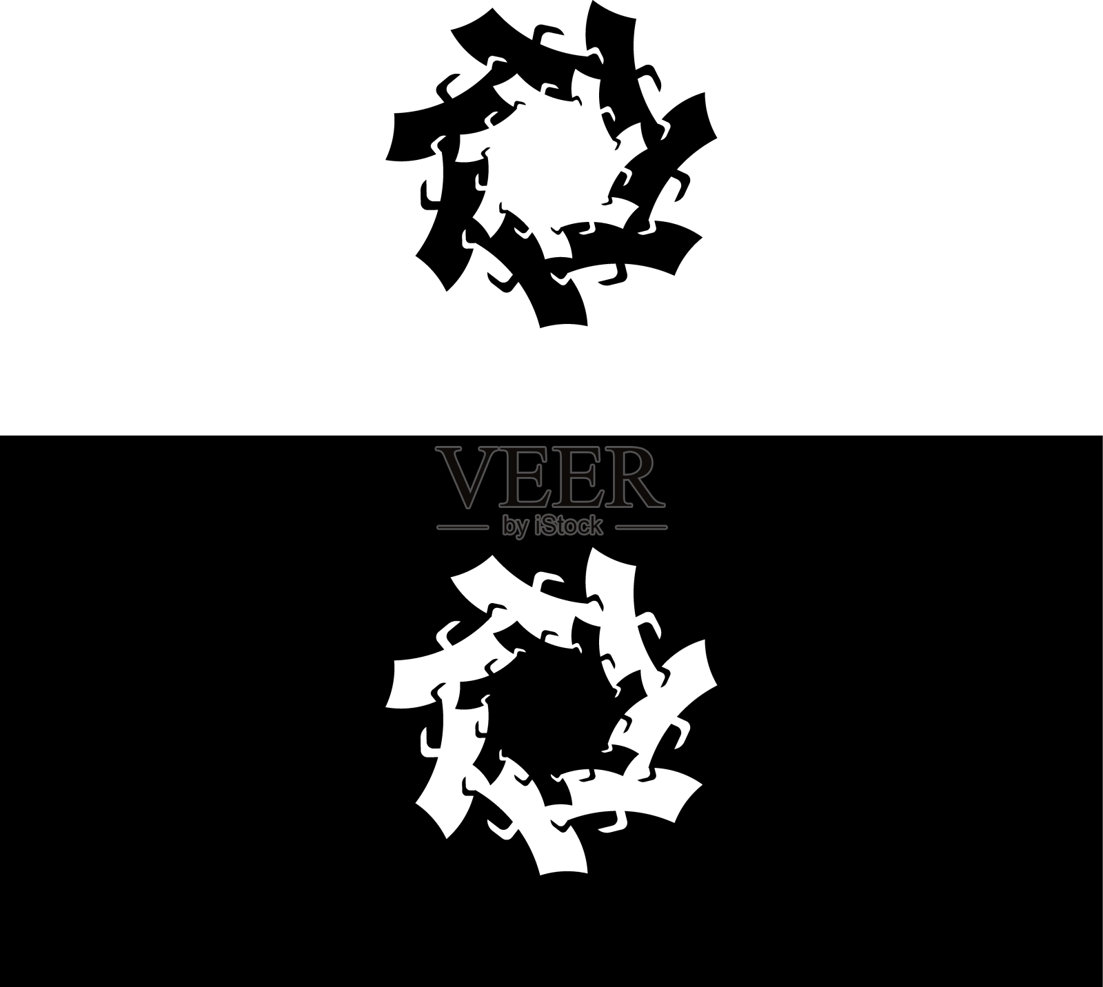 圆形标志模板设计元素图片