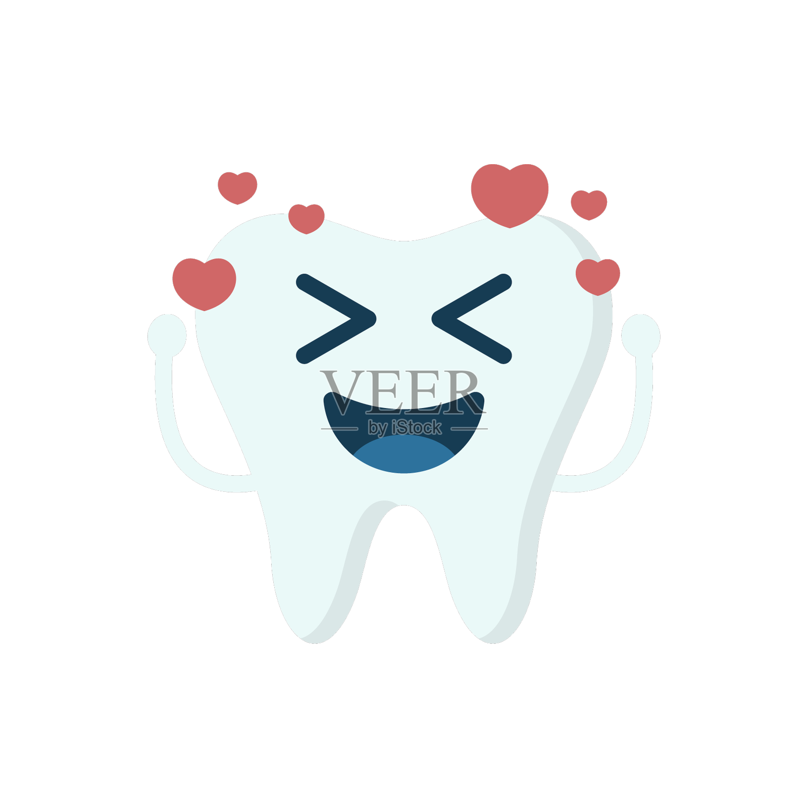 牙齿吉祥物元素设计设计元素图片