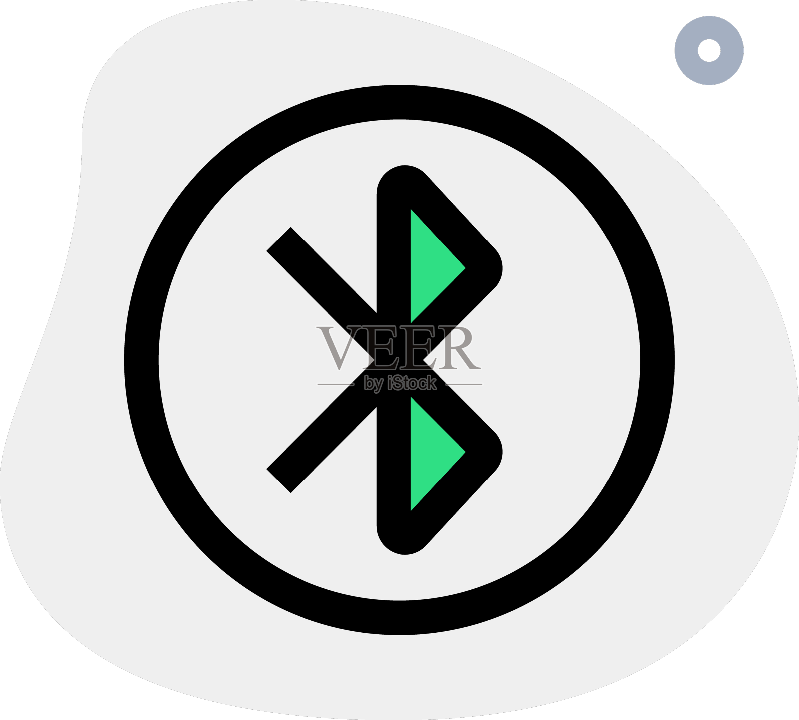 用于电话交互的无线技术设计元素图片