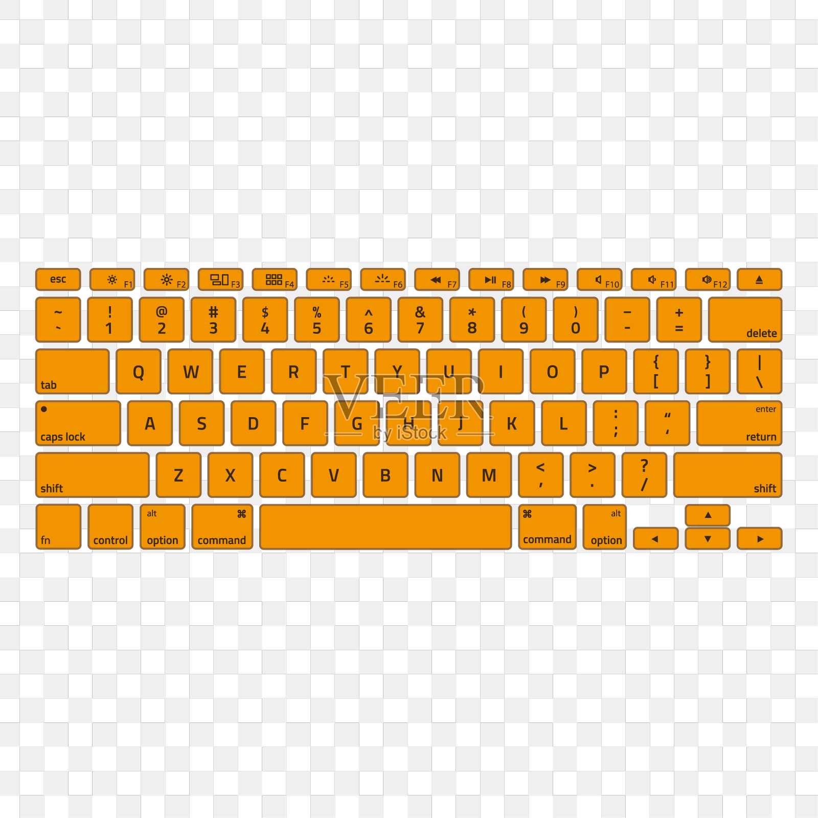 笔记本电脑键盘设计元素图片