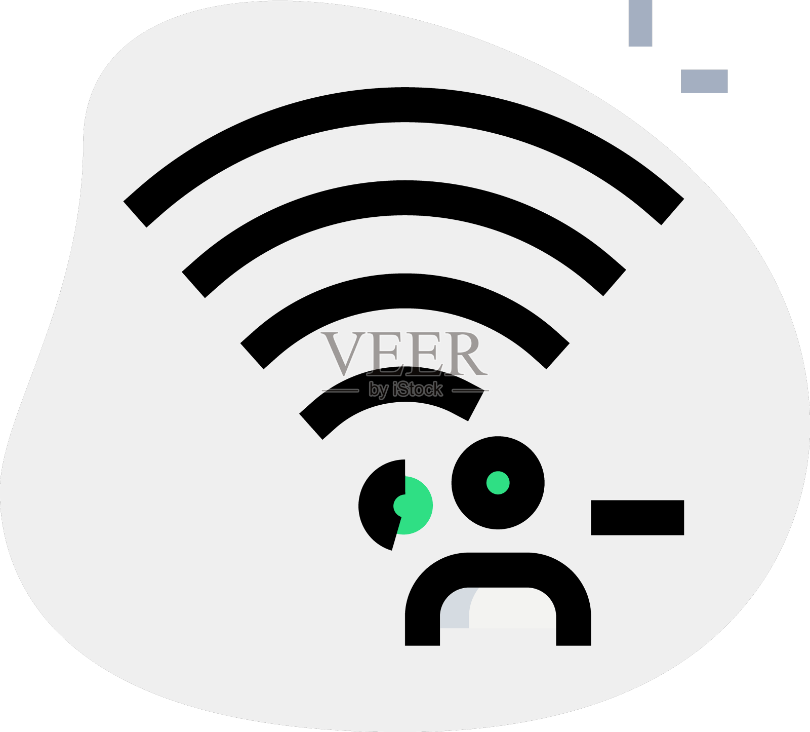 删除无线网络中的用户名设计元素图片