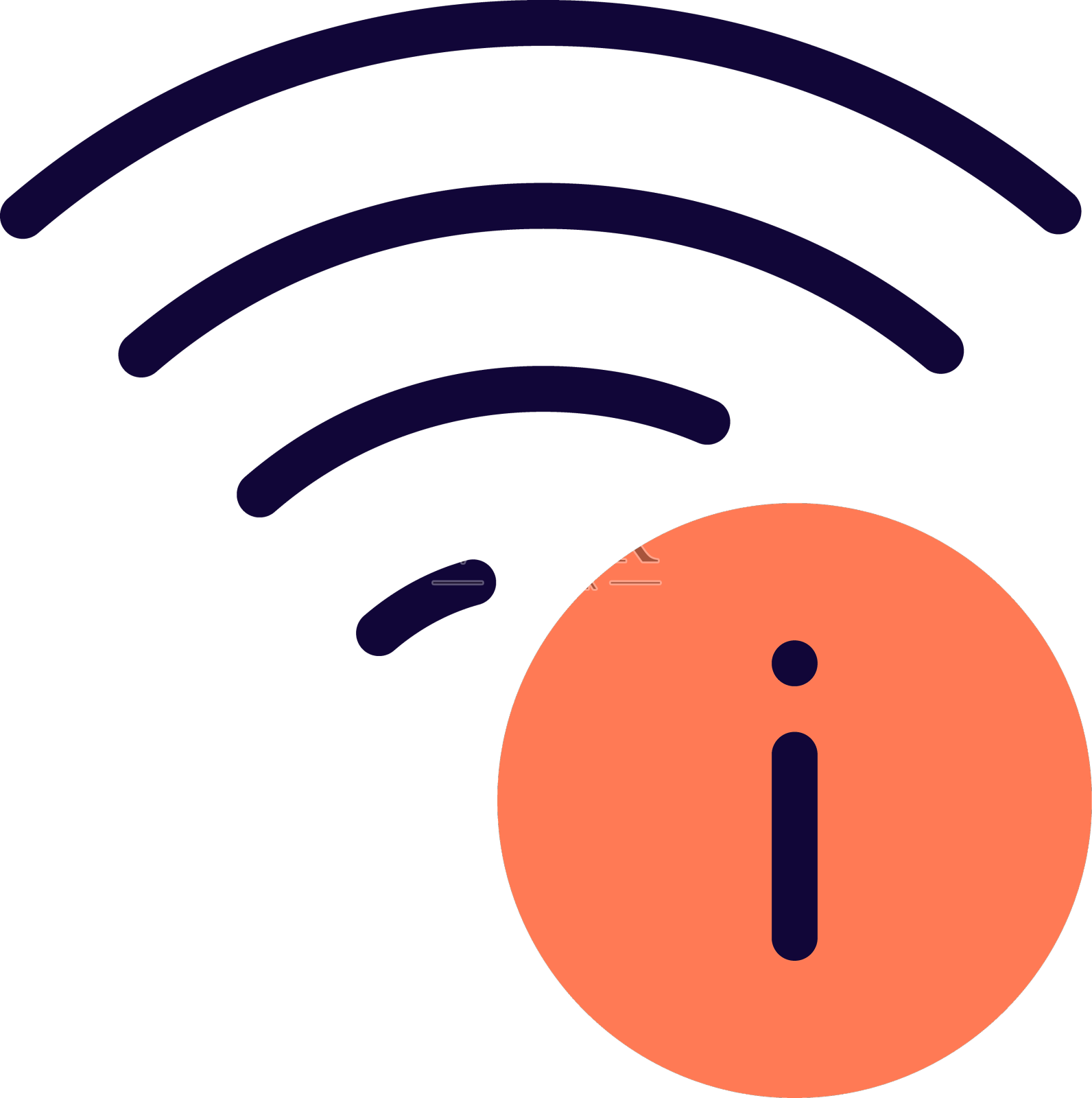 表明无线连接有问题设计元素图片